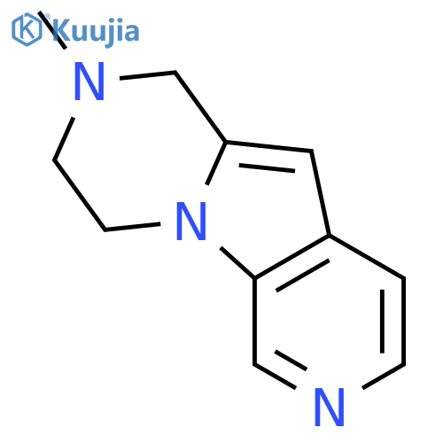 Pyrido[4',3':4,5]pyrrolo[1,2-a]pyrazine,1,2,3,4-tetrahydro-2-methyl- structure