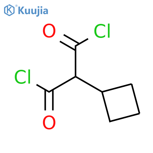 PROPANEDIOYL DICHLORIDE, CYCLOBUTYL- structure