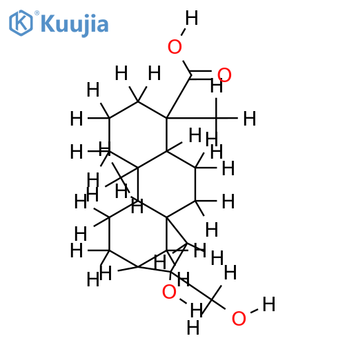 16,17-dihydroxy-ent-kauran-19-oic acid structure