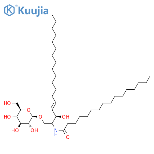 D-glucosyl-?-1,1' N-palmitoyl-D-erythro-sphingosine structure