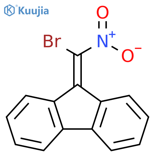 9H-Fluorene, 9-(bromonitromethylene)- structure