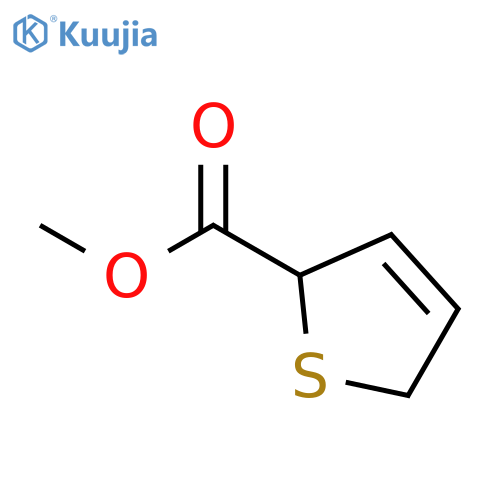 2-Thiophenecarboxylic acid, 2,5-dihydro-, methyl ester structure