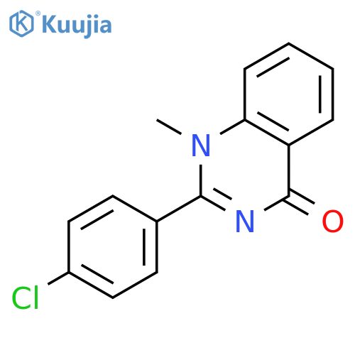 4(1H)-Quinazolinone, 2-(4-chlorophenyl)-1-methyl- structure