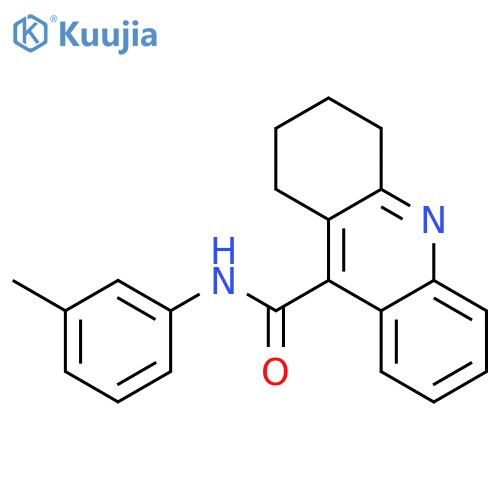 9-Acridinecarboxamide, 1,2,3,4-tetrahydro-N-(3-methylphenyl)- structure