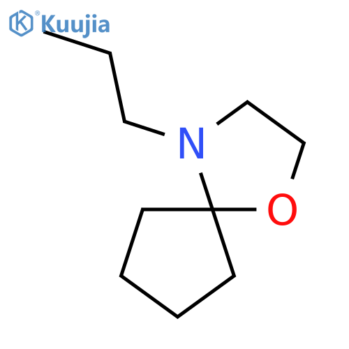 1-Oxa-4-azaspiro[4.4]nonane, 4-propyl- structure