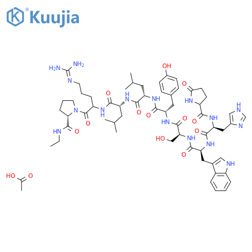 Leuprolide acetate structure