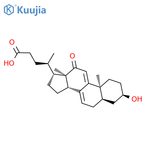 Chola-7,9(11)-dien-24-oic acid, 3-hydroxy-12-oxo-, (3a,5b)- structure