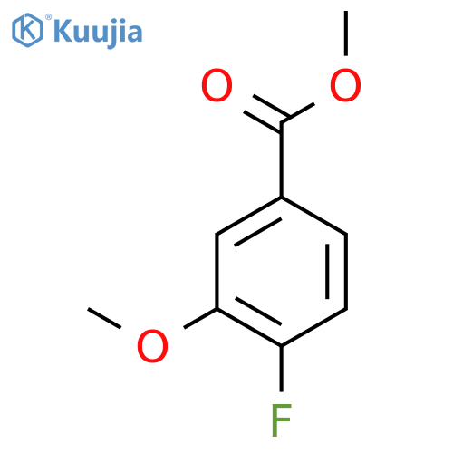 Methyl 4-fluoro-3-methoxybenzoate structure
