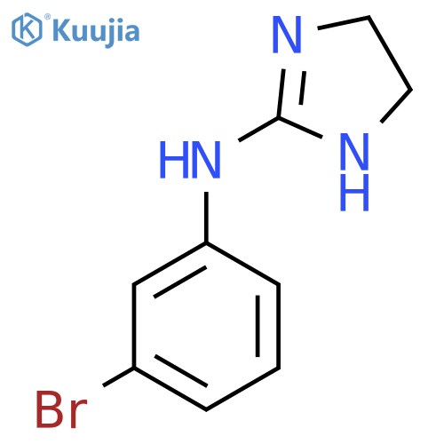 N-(3-Bromophenyl)-4,5-dihydro-1H-imidazol-2-amine structure