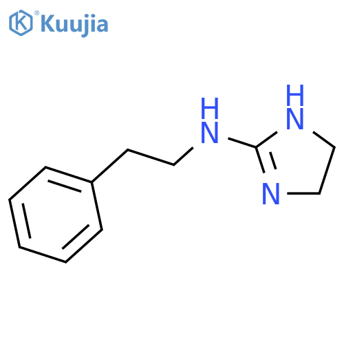 1H-Imidazol-2-amine, 4,5-dihydro-N-(2-phenylethyl)- structure
