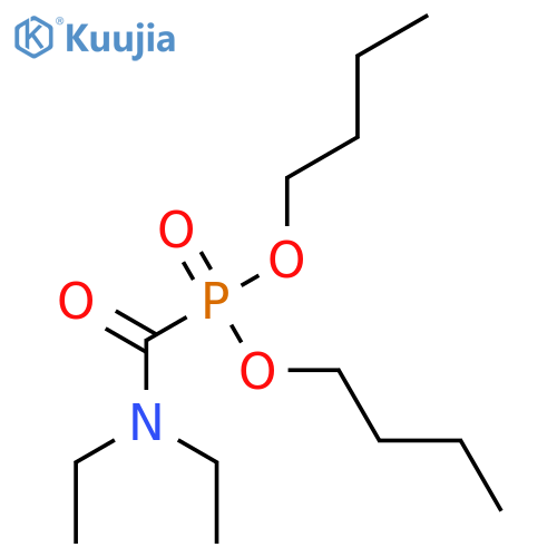 Dibutyldiethylcarbamylphosphonate structure