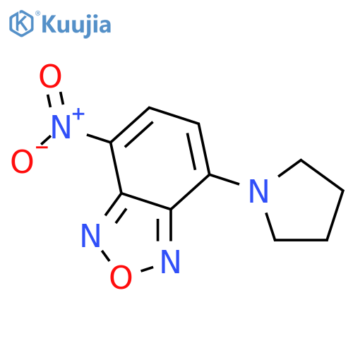 2,1,3-BENZOXADIAZOLE, 4-NITRO-7-(1-PYRROLIDINYL)- structure