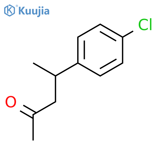 4-(4-chlorophenyl)pentan-2-one structure