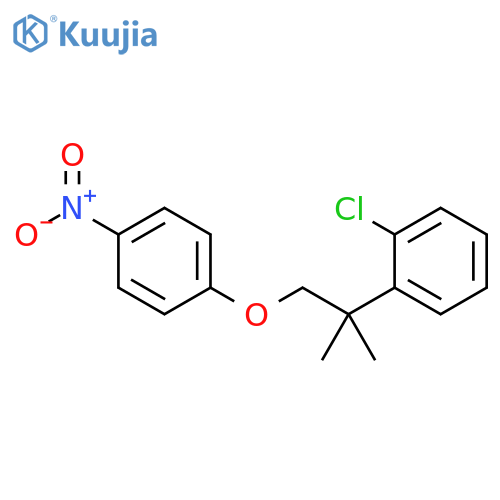 Benzene, 1-chloro-2-[1,1-dimethyl-2-(4-nitrophenoxy)ethyl]- structure