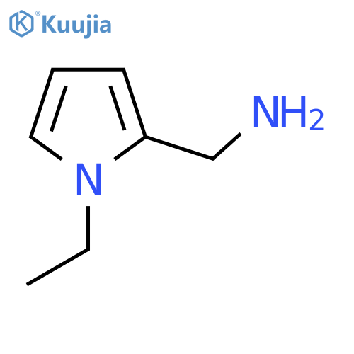 (1-ethyl-1H-pyrrol-2-yl)methanamine structure