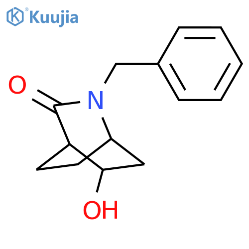2-Azabicyclo[2.2.2]octan-3-one, 5-hydroxy-2-(phenylmethyl)- structure
