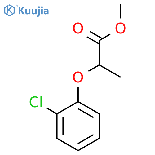 Propanoic acid, 2-(2-chlorophenoxy)-, methyl ester structure