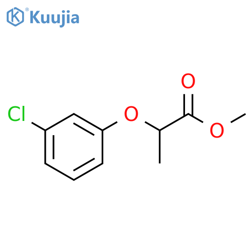 PROPANOIC ACID, 2-(3-CHLOROPHENOXY)-, METHYL ESTER structure