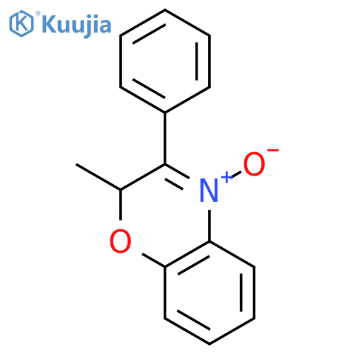 2H-1,4-Benzoxazine, 2-methyl-3-phenyl-, 4-oxide structure