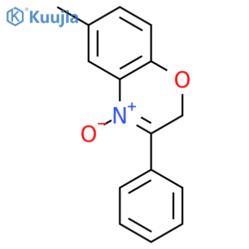 2H-1,4-Benzoxazine, 6-methyl-3-phenyl-, 4-oxide structure