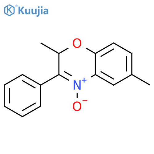 2H-1,4-Benzoxazine, 2,6-dimethyl-3-phenyl-, 4-oxide structure