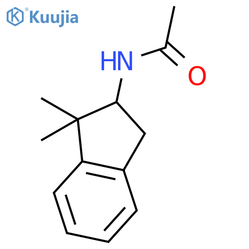 ACETAMIDE, N-(2,3-DIHYDRO-1,1-DIMETHYL-1H-INDEN-2-YL)- structure