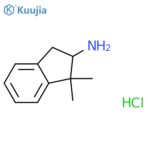 1,1-Dimethyl-2,3-Dihydro-1H-Inden-2-Amine hydrochloride structure