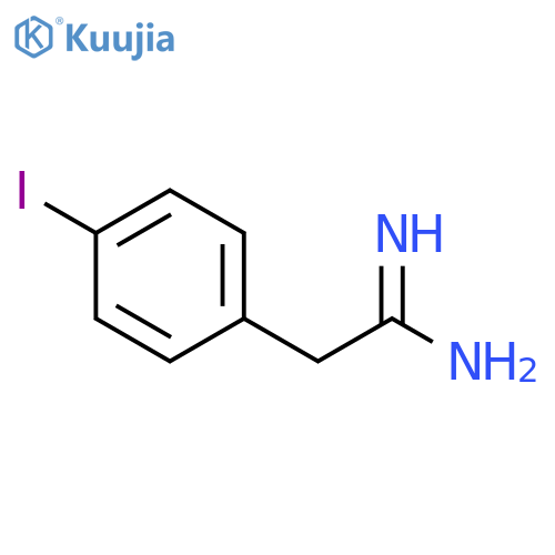 (1Z)-2-(4-Iodophenyl)ethanimidamide structure