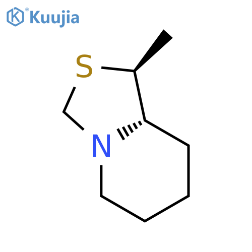 3H-Thiazolo[3,4-a]pyridine, hexahydro-1-methyl-, cis- structure