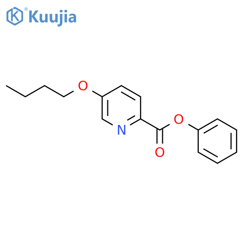 phenyl 5-butoxypyridine-2-carboxylate structure