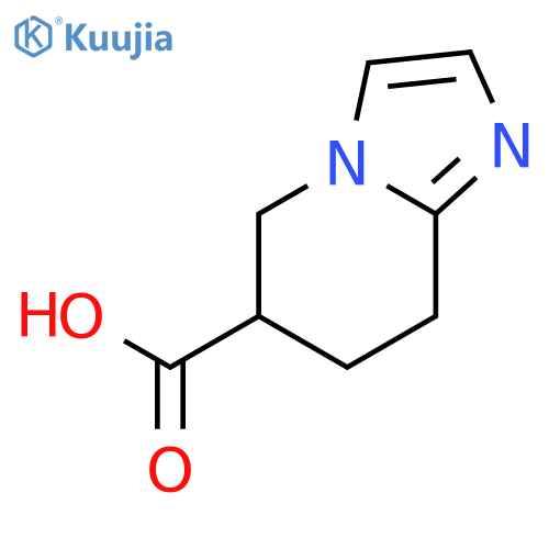 5,6,7,8-tetrahydroimidazo[1,2-a]pyridine-6-carboxylic acid structure