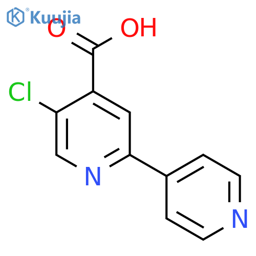 5-Chloro-2-(pyridin-4-yl)isonicotinic acid structure