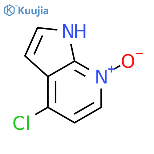 4-Chloro-1H-pyrrolo2,3-Bpyridine 7-oxide structure