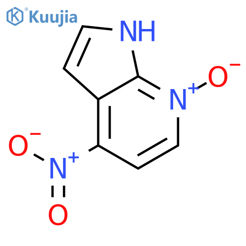 4-nitro-7-oxido-1H-pyrrolo[2,3-b]pyridin-7-ium structure