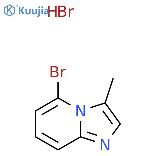 5-Bromo-3-methylimidazo-1,2-apyridine hydrobromide structure