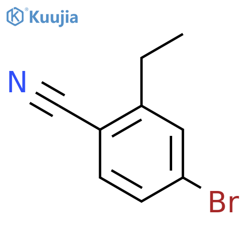 4-Bromo-2-ethylbenzonitrile structure