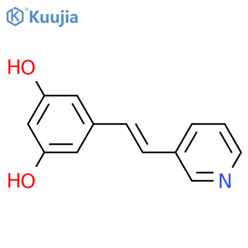 1,3-Benzenediol, 5-[(1E)-2-(3-pyridinyl)ethenyl]- (9CI) structure