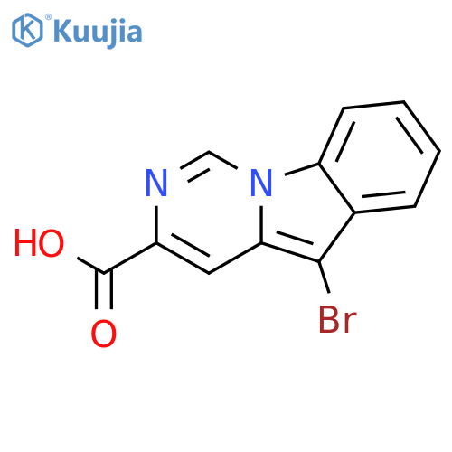 PYRIMIDO[1,6-A]INDOLE-3-CARBOXYLIC ACID, 5-BROMO- structure
