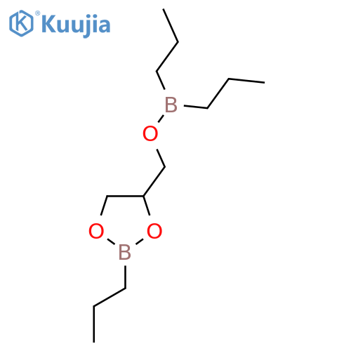 Dipropyl-[(2-propyl-1,3,2-dioxaborolan-4-yl)methoxy]borane structure