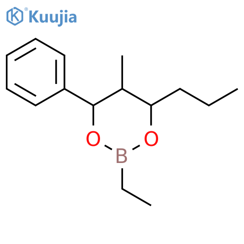 2-Ethyl-5-methyl-4-phenyl-6-propyl-1,3,2-dioxaborinane structure