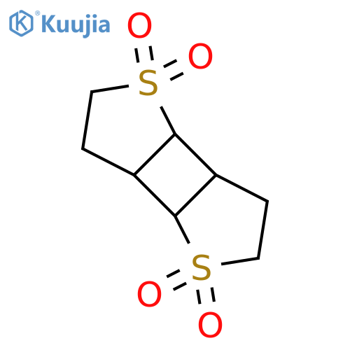 Cyclobuta[1,2-b:3,4-b']dithiophene, octahydro-, 1,1,4,4-tetraoxide structure