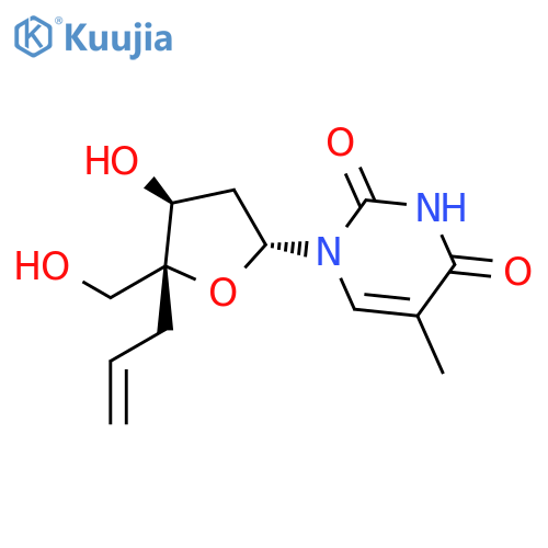Thymidine, 4'-C-2-propenyl- structure