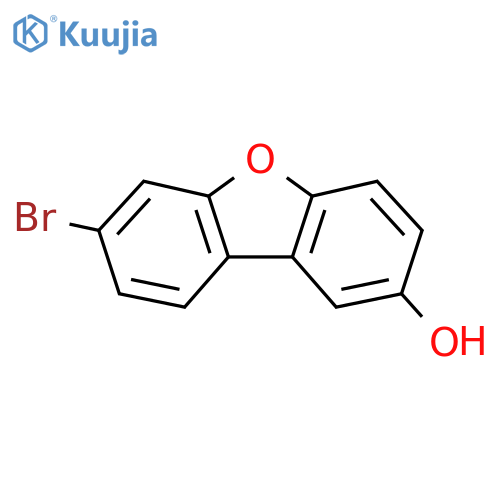 7-Bromo-2-hydroxydibenzofuran structure