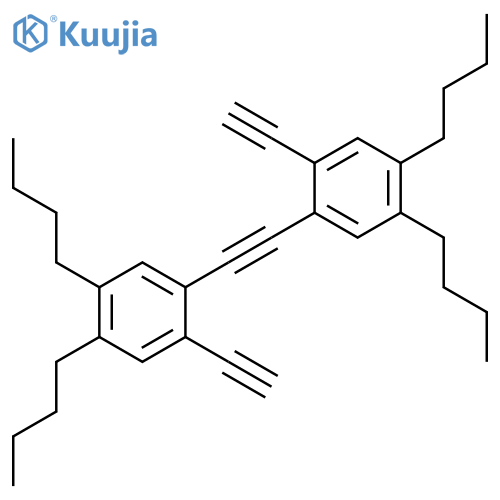 BENZENE, 1,1'-(1,2-ETHYNEDIYL)BIS[4,5-DIBUTYL-2-ETHYNYL- structure