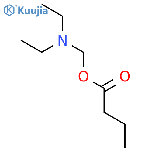 BUTANOIC ACID, (DIETHYLAMINO)METHYL ESTER structure