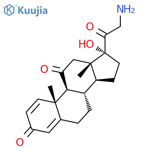 Pregna-1,4-diene-3,11,20-trione, 21-amino-17-hydroxy- structure