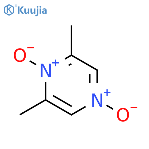 Pyrazine, 2,6-dimethyl-, 1,4-dioxide structure