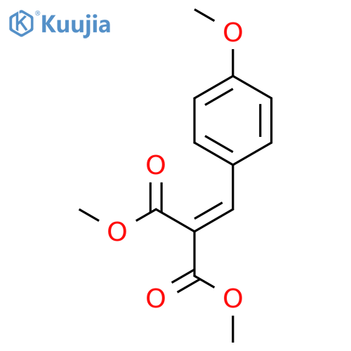 Dimethyl (p-methoxybenzylidene)malonate structure