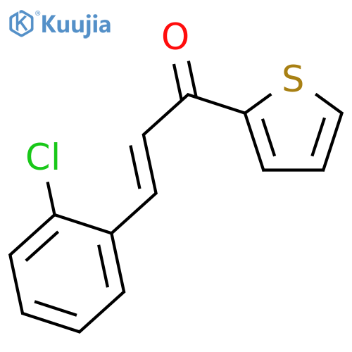 2-Propen-1-one,3-(2-chlorophenyl)-1-(2-thienyl)- structure