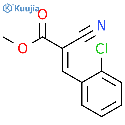Methyl 3-(2-Chlorophenyl)-2-cyanoprop-2-enoate structure